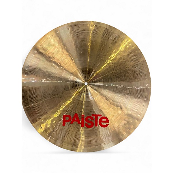 Used Paiste 21in 2002 Power Ride Cymbal