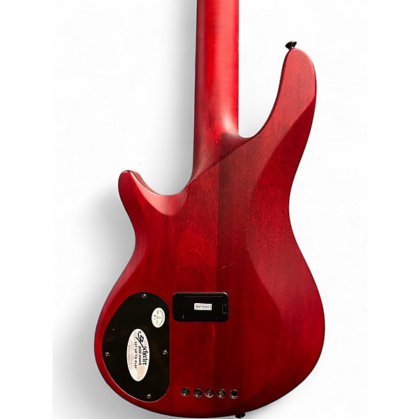 Used Schecter Guitar Research C5 GT Red Electric Bass Guitar