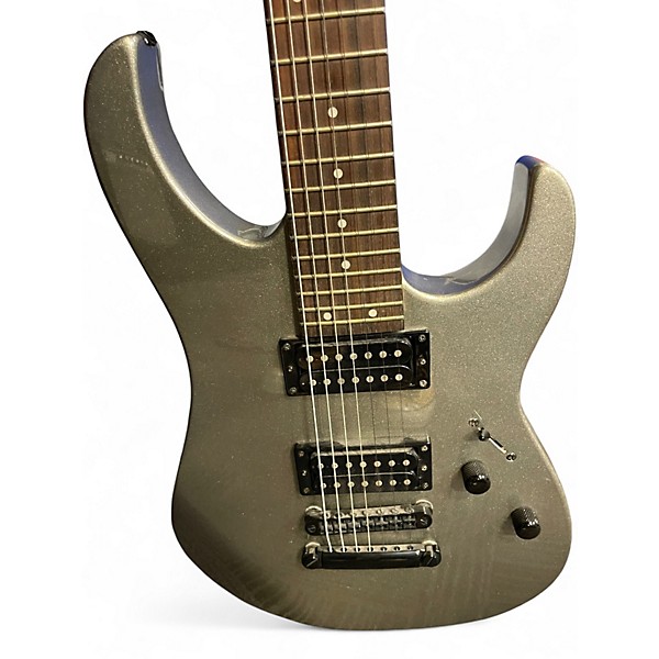 Used Washburn WG-587 Silver Solid Body Electric Guitar