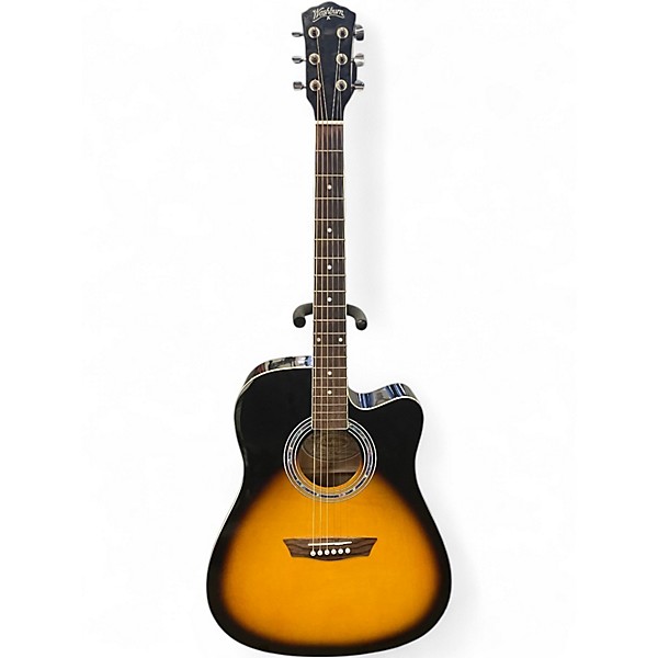 Used Washburn WA90CE Vintage Sunburst Acoustic Electric Guitar