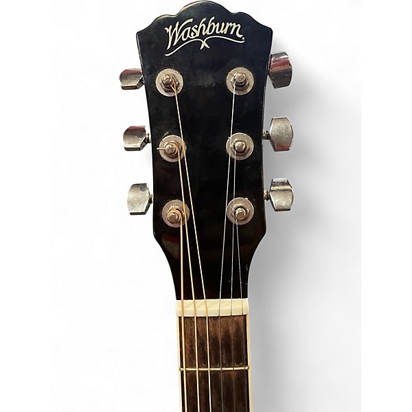 Used Washburn WA90CE Vintage Sunburst Acoustic Electric Guitar
