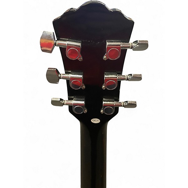 Used Washburn WA90CE Vintage Sunburst Acoustic Electric Guitar