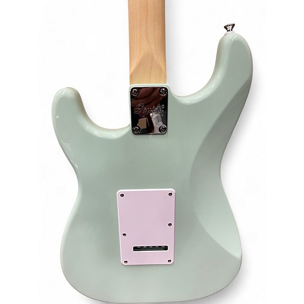 Used Squier Affinity Stratocaster Surf Green Solid Body Electric Guitar