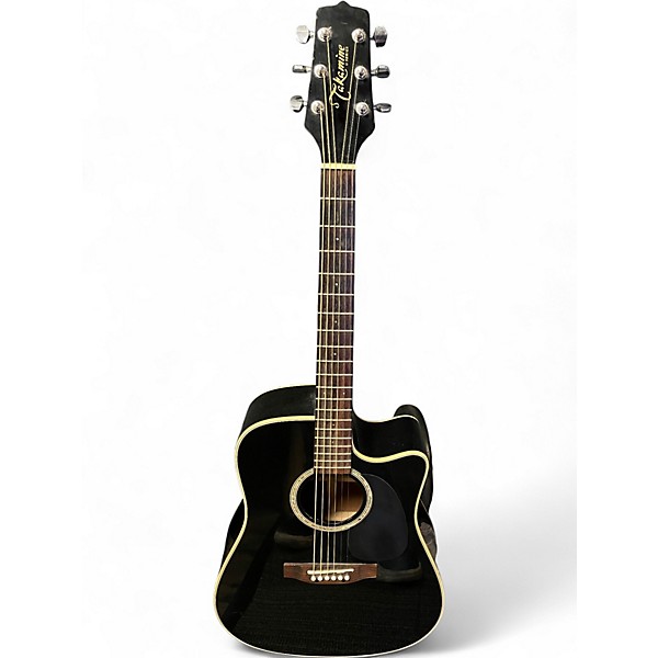 Used Takamine EG531SC Black Acoustic Electric Guitar