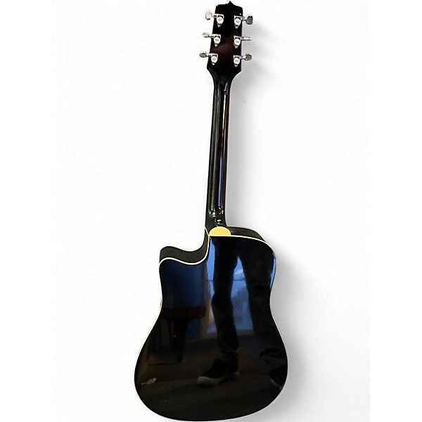 Used Takamine EG531SC Black Acoustic Electric Guitar