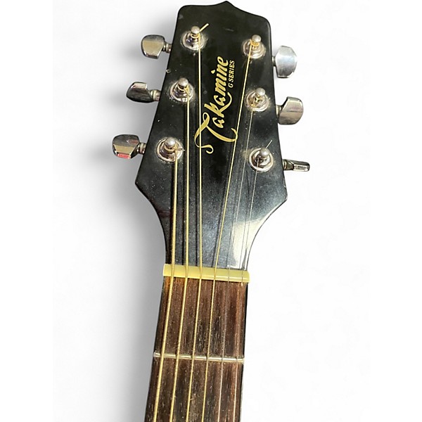 Used Takamine EG531SC Black Acoustic Electric Guitar