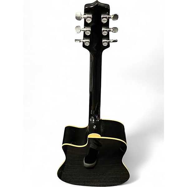 Used Takamine EG531SC Black Acoustic Electric Guitar