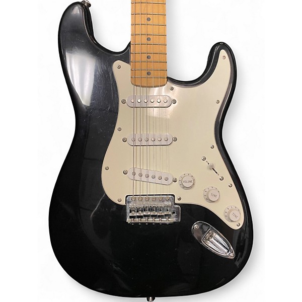 Used Squier Affinity Stratocaster Black Solid Body Electric Guitar