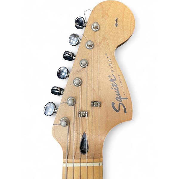Used Squier Affinity Stratocaster Black Solid Body Electric Guitar