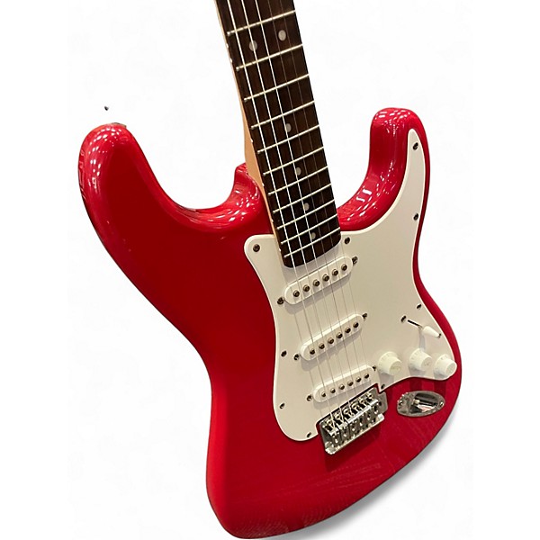 Used Squier Bullet Stratocaster Dakota Red Solid Body Electric Guitar
