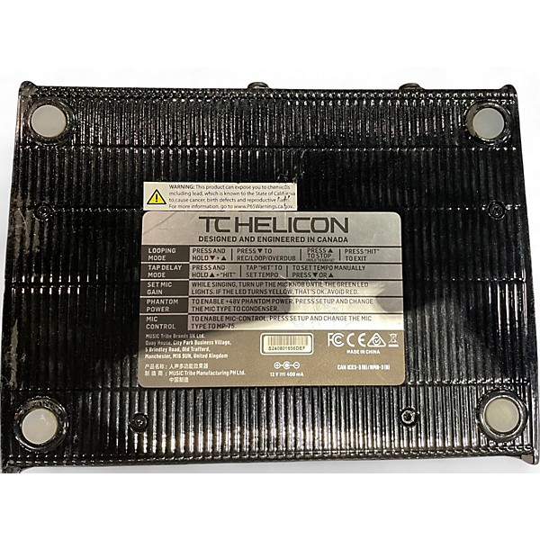 Used TC Helicon PLAY ACOUSTIC Effect Processor