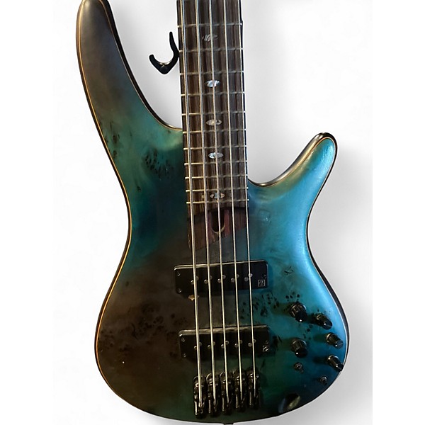 Used Ibanez SRI605B TEAL Electric Bass Guitar