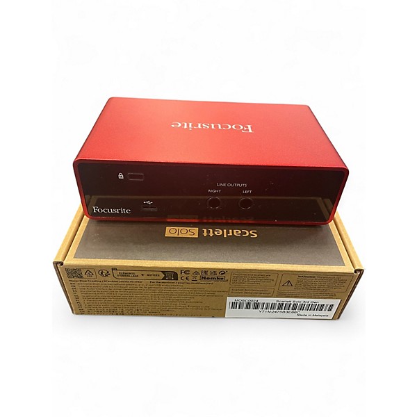 Used Focusrite Scarlett Solo Gen 3 Audio Interface