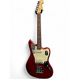 Used Fender American Professional Jaguar Candy Apple Red Solid Body Electric Guitar