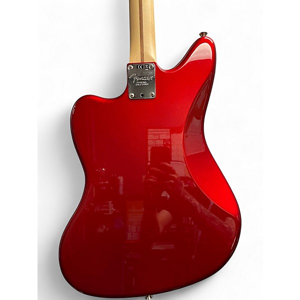 Used Fender American Professional Jaguar Candy Apple Red Solid Body Electric Guitar