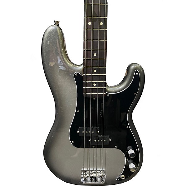Used Fender American Professional II Precision Bass SILVER BURST Electric Bass Guitar