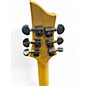 Used Schecter Guitar Research Damien Elite 6 Floyd Rose Quilted grey Solid Body Electric Guitar