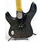 Used Schecter Guitar Research Damien Elite 6 Floyd Rose Quilted grey Solid Body Electric Guitar