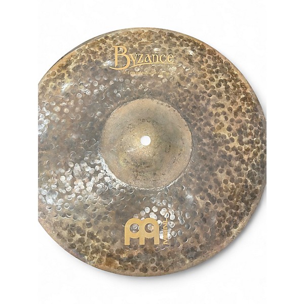 Used MEINL 14in Byzance EX Dry Medium Hi Hat Pair Cymbal
