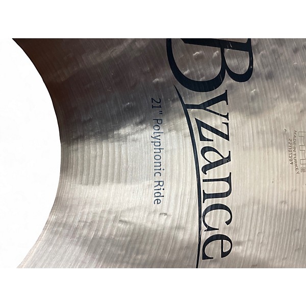 Used MEINL 21in Byzance Polyphonic Cymbal