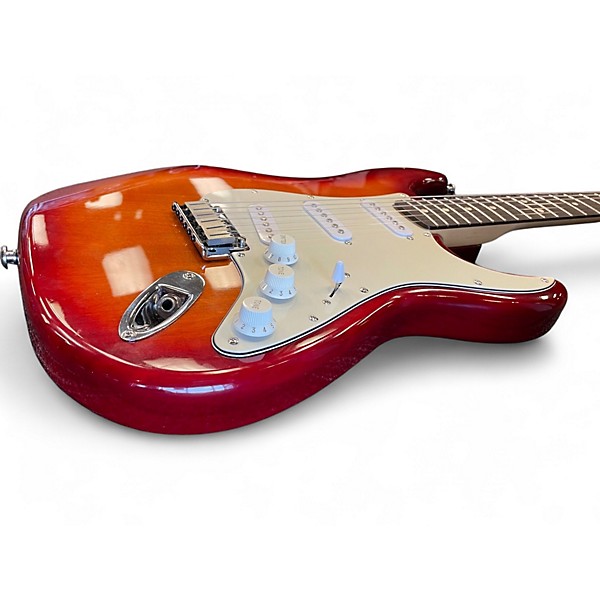 Used Fender Standard Stratocaster Cherry Sunburst Solid Body Electric Guitar