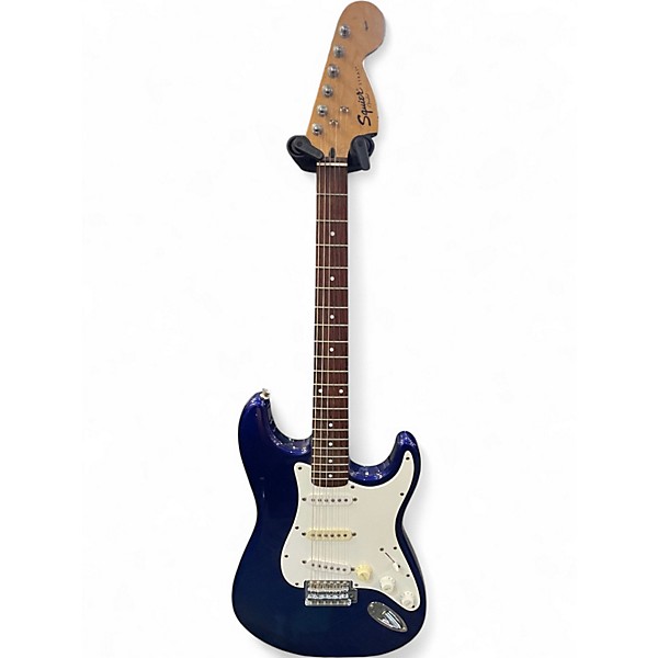 Used Squier Affinity Stratocaster Blue Solid Body Electric Guitar