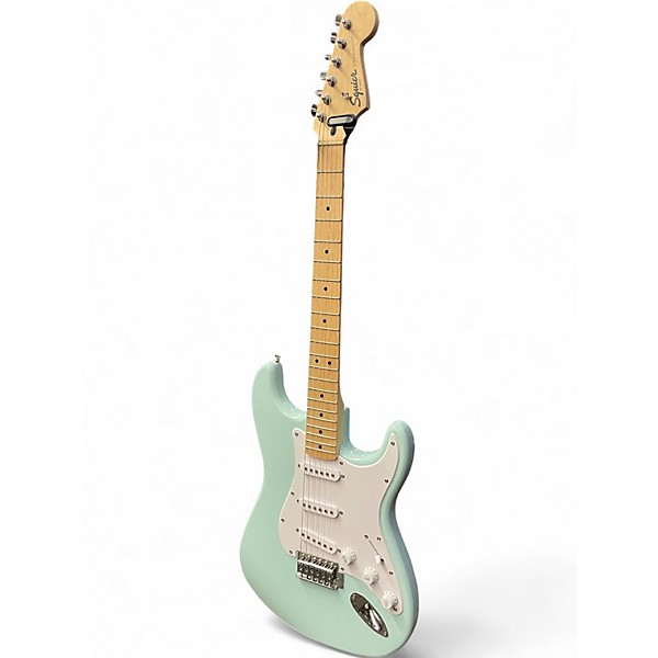 Used 2025 Squier SONIC STRATOCASTER LIGHT BLUE Solid Body Electric Guitar