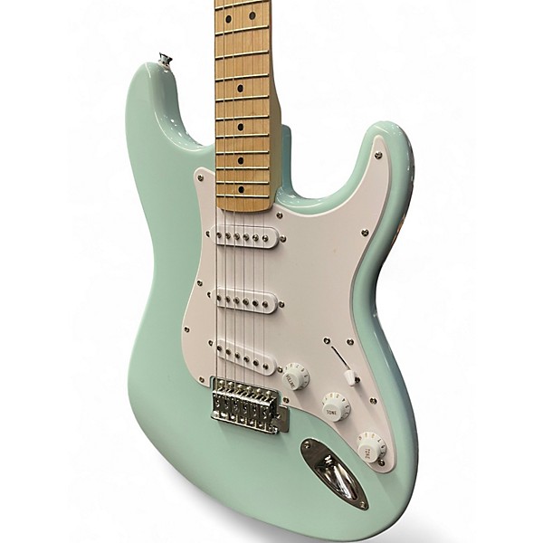 Used 2025 Squier SONIC STRATOCASTER LIGHT BLUE Solid Body Electric Guitar