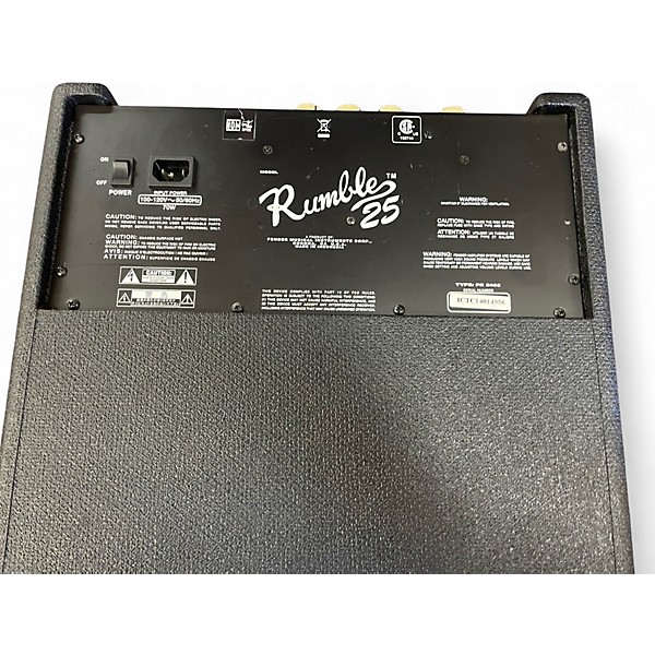 Used Fender Rumble 25 25W 1x8 Bass Combo Amp