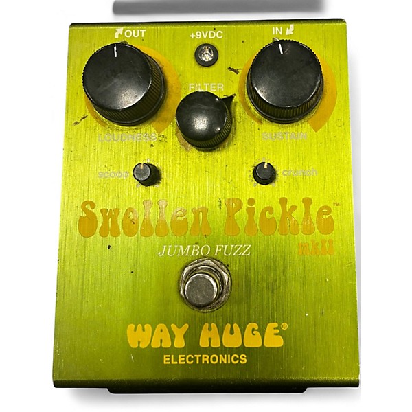 Used Way Huge Electronics WHE401 Swollen Pickle MKII Super Jumbo Fuzz Effect Pedal