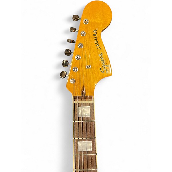 Used Squier CLASSIC VIBE 70S JAGUAR Daphne Blue Solid Body Electric Guitar