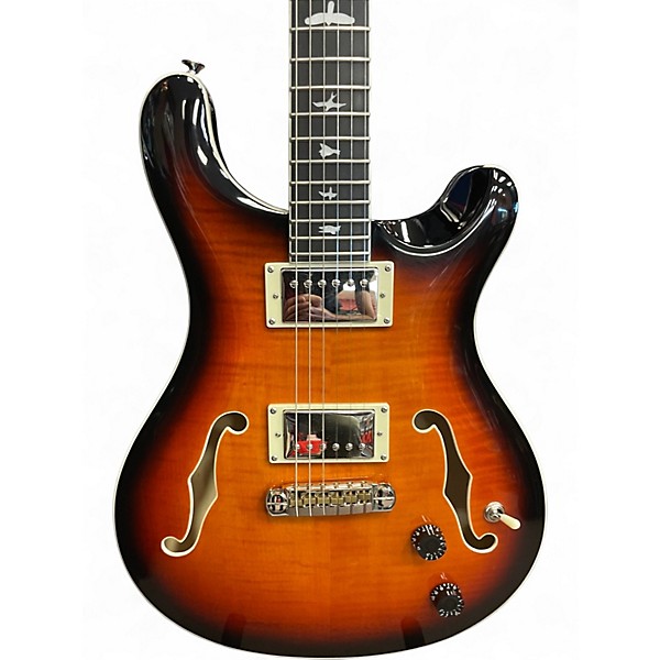 Used PRS SE Custom 22 Semi-Hollowbody Sunburst Hollow Body Electric Guitar