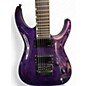 Used ESP LTD SH7ET Trans Purple Solid Body Electric Guitar