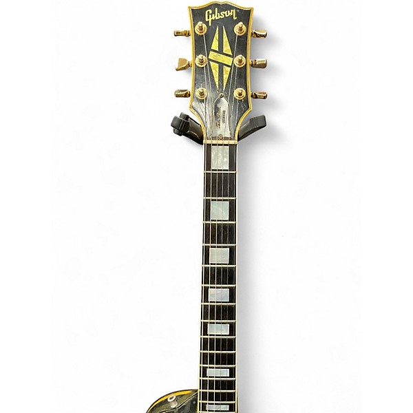 Vintage 1969 Gibson Les Paul Custom Black Solid Body Electric Guitar