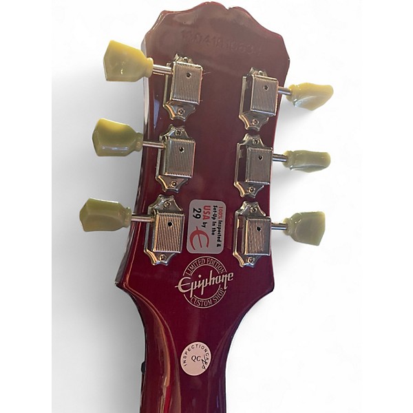 Used Epiphone Les Paul Studio Red Solid Body Electric Guitar