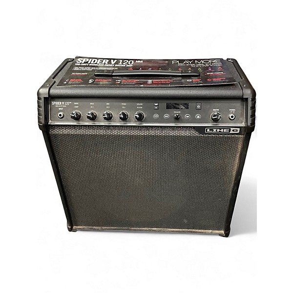 Used Line 6 Spider V 120 1x12 Guitar Combo Amp
