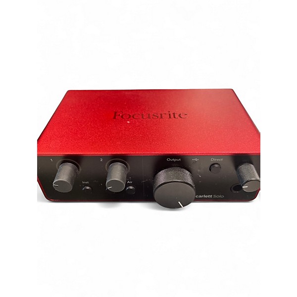 Used Focusrite Scarlett Solo Gen 4 Audio Interface