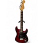 Used Fender FSR Standard Stratocaster HSS Candy Red Burst Solid Body Electric Guitar thumbnail