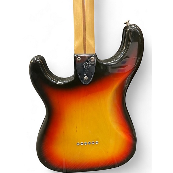 Vintage 1977 Fender STRATOCASTER 3 Color Sunburst Solid Body Electric Guitar