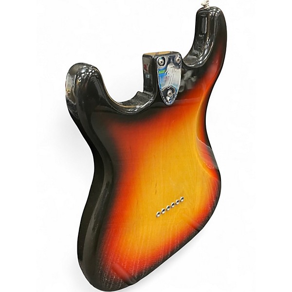 Vintage 1977 Fender STRATOCASTER 3 Color Sunburst Solid Body Electric Guitar