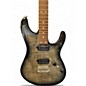 Used Ibanez AZ24S1F Transparent Black Solid Body Electric Guitar