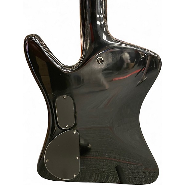 Used Spector REX4 Pro Rex Brown Signature Black Holoflash Electric Bass Guitar
