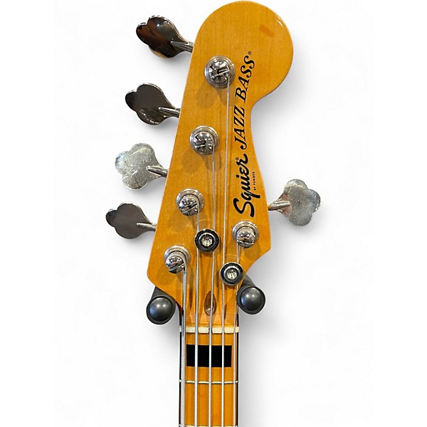 Used Squier Classic Vibe 70s Jazz Bass V NATURAL Electric Bass Guitar