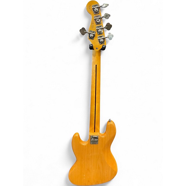 Used Squier Classic Vibe 70s Jazz Bass V NATURAL Electric Bass Guitar