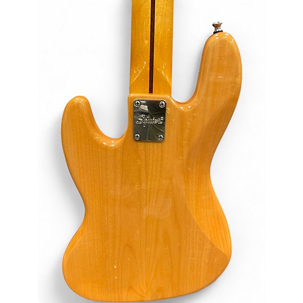 Used Squier Classic Vibe 70s Jazz Bass V NATURAL Electric Bass Guitar