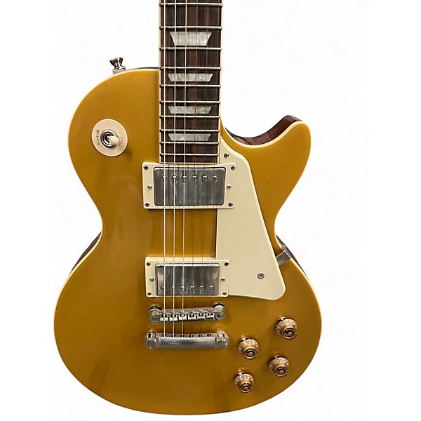 Used Epiphone Les Paul Standard Gold Top Solid Body Electric Guitar