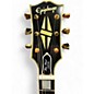 Vintage 2020 Epiphone Les Paul Custom Black and Yellow Solid Body Electric Guitar