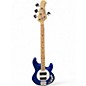 Used Sterling by Music Man SUB STINGRAY Metallic Blue Electric Bass Guitar thumbnail