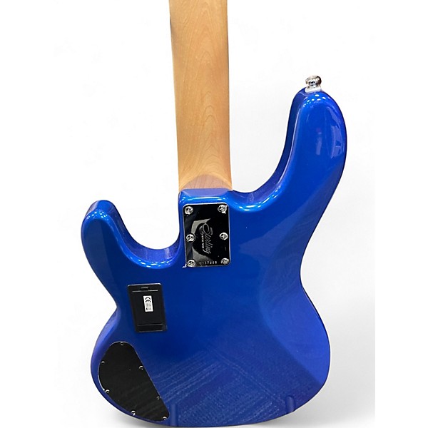 Used Sterling by Music Man SUB STINGRAY Metallic Blue Electric Bass Guitar