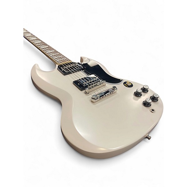 Used Epiphone INSPIRED BY GIBSON SG LES PAUL White Solid Body Electric Guitar